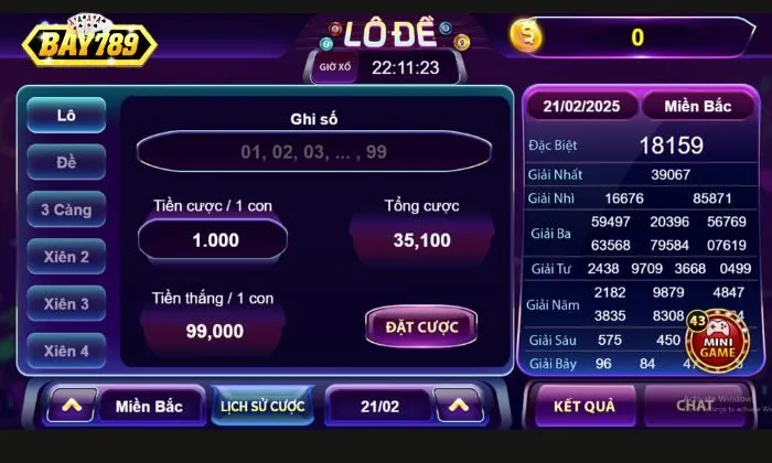 Bay789 đã đầu tư mạnh tay về giao diện game